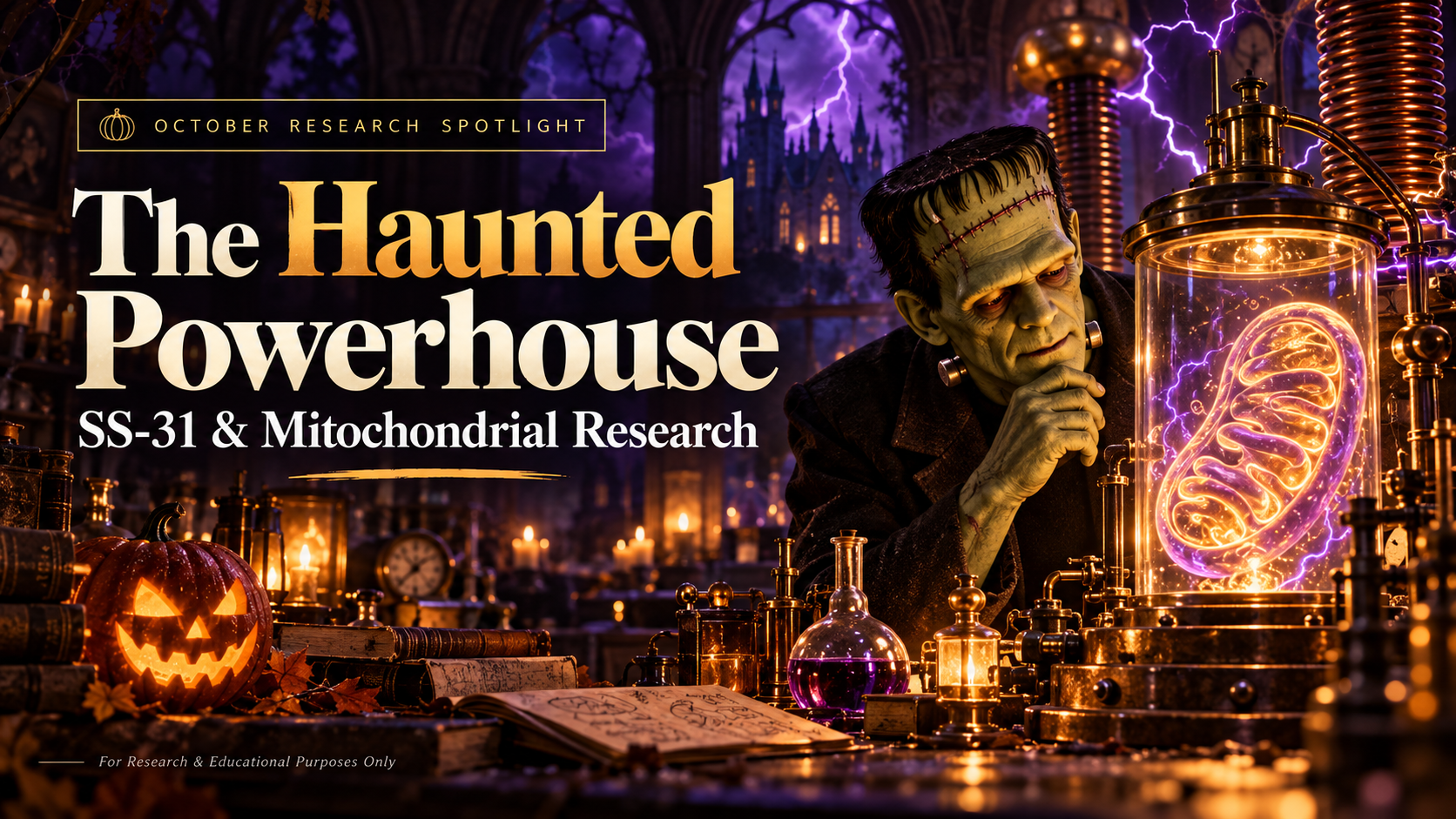 🎃 Mitochondrial Mayhem: What Is SS-31 and Why Are Researchers Studying It?